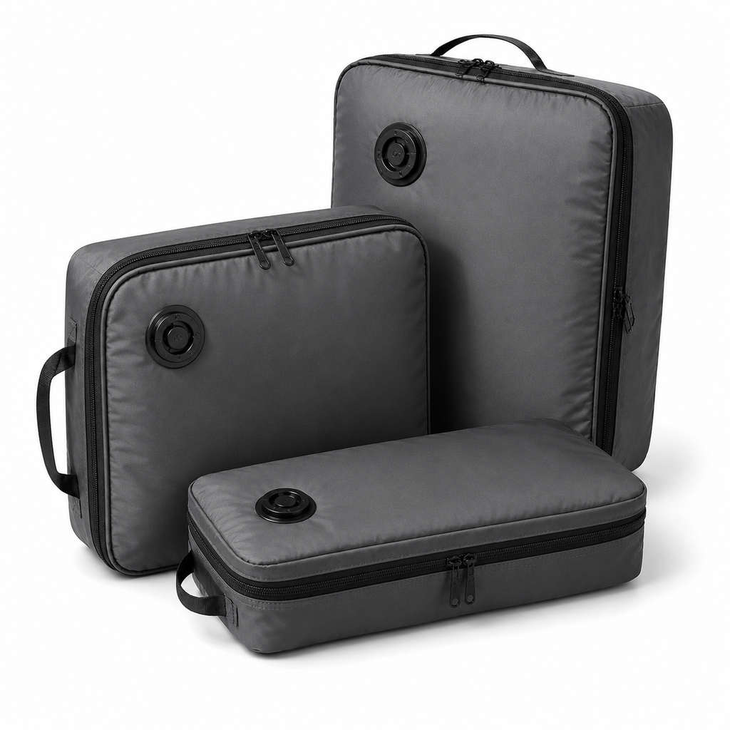 PackLite Air Cubes compression packing cubes — alternate view