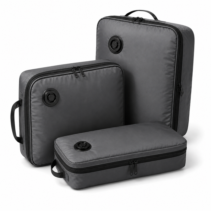 PackLite Air Cubes compression packing cubes — alternate view